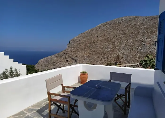 Cycladic Houses In Rural Surrounding