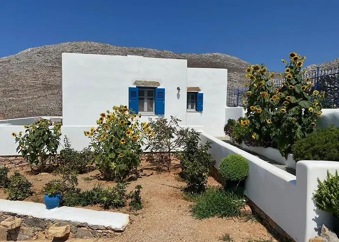 Cycladic Houses In Rural Surrounding