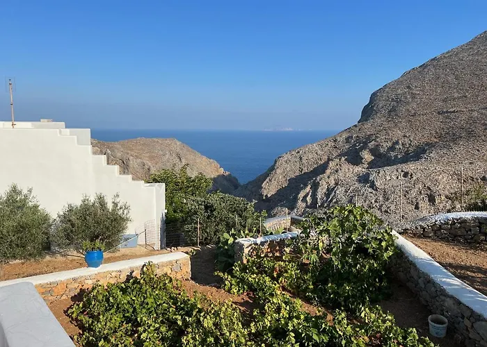 Cycladic Houses In Rural Surrounding
